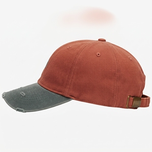 Gorra de Béisbol de Sarga de Algodón Estructurada con Gráficos de Transferencia Térmica Direct-to-Film (DTF), de 6 Paneles, Ajustable, Unisex, Común - Product Image 2
