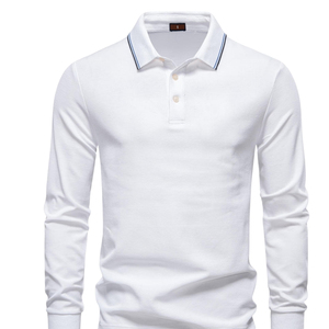 Nouveau Polo Homme 2026 à Manches Longues – Coton Respirant Premium, Confortable, Coupe Slim, Élégant, Décontracté et Durable - Product Image 2