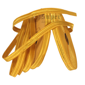 Trenza ceremonial de piloto naval con hilo metálico dorado y plateado para adornos de uniforme de primera calidad - Product Image 6