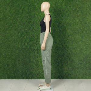 Pantalon cargo de sport OEM, taille mi-haute, avec cordon de serrage, respirant, imperméable, écologique, coupe droite classique, style streetwear - Product Image 3