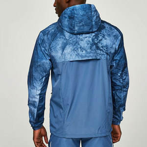 New Fashion Style Lightweight Windproof Hooded Windbreaker <b>Jacket</b> for <b>Men</b> Winter Breathable Anti-Bacterial Eco-Friendly - Product Image 2
