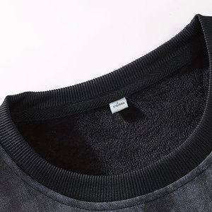 Sweat-shirt d'hiver léger pour homme 100% coton avec col rond et manches longues pour l'entraînement sportif et les voyages - Product Image 3