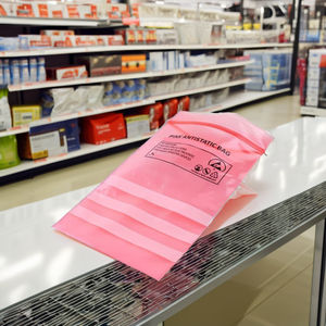 Bolsas Antiestáticas de LDPE con Cierre para Empaque de Hardware Electrónico con Opciones de Impresión Personalizada - Product Image 1