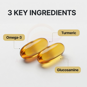Cápsulas de Suplemento para el Cuidado de las Articulaciones con Cúrcuma, Glucosamina, Condroitina, Omega 3, Certificación GMP, Marca Privada OEM - Product Image 4
