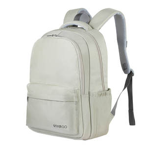 Sac à dos pour ordinateur portable SAKOS en polyester, design personnalisé, poignée souple, antivol, antichoc, étanche, port USB, fermeture éclair, idéal pour les voyages - Product Image 1