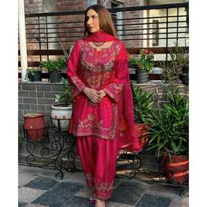 Tenue de fête pour femmes ensemble de costume de travail brodé - Product Image 5