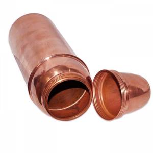 Handmade Copper <b>Water</b> <b>Bottle</b> <b>750ml</b> 950ml 1000ml Food Grade Reusable Metal <b>Bottle</b> Wholesale Supplier - Product Image 1