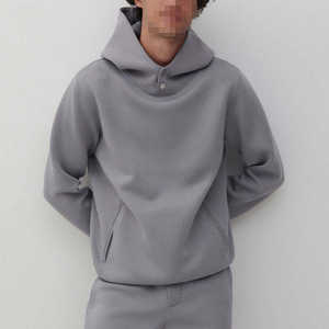 Sweat à capuche surdimensionné pour homme, double couche, en polaire polyester/coton, léger, respirant, écologique et de haute qualité - Product Image 1