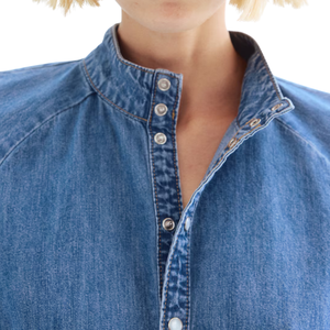 Vestidos de Mezclilla Casuales y Sencillos para Mujer, Verano/Invierno, 100% Algodón, Largo a Media Pantorrilla, Tela Cómoda, Venta al Por Mayor, Personalizables, Muestra Gratis - Product Image 3