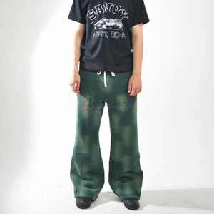 Mens Regular Fit 100% Cotton Winter Sweatpants Straight Leg Drawstring Joggers Breathable Casual <b>Pants</b> OEM Wholesale - Product Image 6