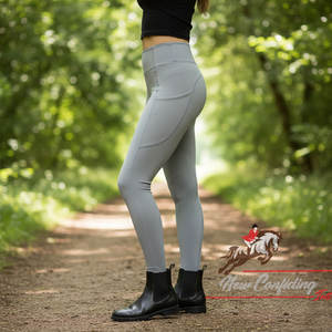 designed for smooth saddle horse <b>riding</b> equestrian leggings <b>thermal</b> lined <b>tights</b> providing equestrian leggings - Product Image 4