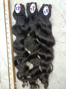 High Quality Wholesale Unprocessed 10-30 Inch <b>Body</b> <b>Wave</b> Remy Virgin Indian Human Hair Weaving Machine Double Weft All Colors - Product Image 4