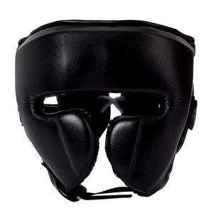 RTS Wholesale Price Custom Logo With Genuine Leather Boxing Set <b>Training</b> And Sparring Gloves <b>Head</b> Guard Groin Guard AS-BG-4720 - Product Image 6
