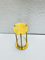 Reloj de Arena de 6'' de Latón Macizo con Diseño 3D de Ángel Animal |   Pie Decorativo Vintage para Mesa de Graduación