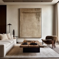 Peinture à l'huile Wabi Sabi toile photos pour la décoration intérieure hôtel œuvre moderne mur Art à la main abstrait personnalisé