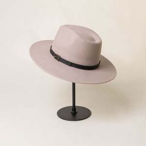 Sombrero Fedora de Lana Casual y Elegante para Otoño/Invierno con Hebilla Decorativa Retro y Borde de 7cm - Product Image 4