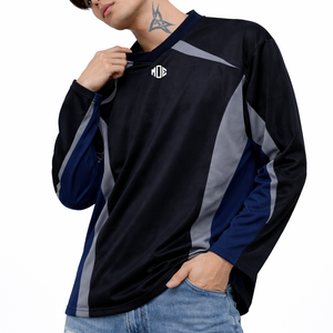 Camiseta de Fútbol Americano Unisex de Manga Larga Personalizada a la Moda, Ropa Deportiva de Poliéster, Fabricante al por Mayor con Etiqueta Privada OEM, EE. UU. - Product Image 1