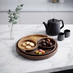 Wooden Handmade Modern Customized Pattern Fruit Serving Tray for Kitchen Counter Dining Table Home Accessories Party Use - Product Image 4