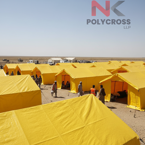 Lona estándar internacional para ayuda humanitaria, laminada multicapa, cubierta resistente al viento para uso en suministros humanitarios, para exportación. - Product Image 6