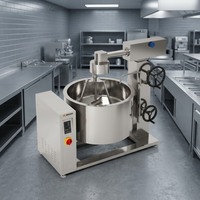 Chaudière à vapeur rotative à induction Amicook 380V/440V, modèle Amicook à double enveloppe, 3 lames, pour poisson, cuisson à la vapeur, cuisinière à gaz, pâtes, moderne