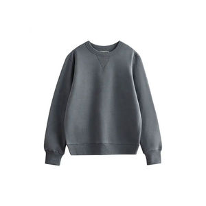 Best Style Winter Women's <b>Long</b> Fleece Streetwear <b>Sweatshirts</b> High Quality Wholesale Price Custom Front Drop-Shoulder <b>Sweatshirts</b> - Product Image 4