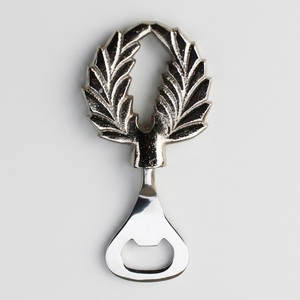 Ouvre-bouteille en métal argenté antique en forme de plume, décapsuleur vintage en alliage de zinc pour accessoires de bar à domicile, fête de mariage de luxe - Product Image 6