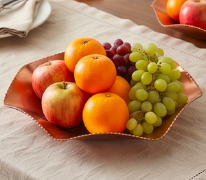 Bol à nourriture en cuivre plaqué, design moderne, qualité supérieure, finition brillante, parfait pour les mariages et l'utilisation en cuisine. - Product Image 4