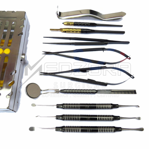 Kit de Instrumentos de Microcirugía Oral para Implantes Dentales, Juego de 11 Piezas, de Titanio Plateado, Manual, Ligero, Reutilizable y Ecológico - Product Image 4