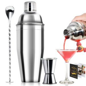 Cocktail Shaker Bar Set Margarita Mixer Drink Shaker Stainless Steel Bar Tools Built-in Bartender Strainer for Martini Kit 750ml - Product Image 5