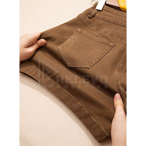 Nuevos Pantalones Cortos de Mezclilla Hip Hop para Hombre, Ropa Casual de Verano, Tela Resistente, Estilo Urbano, Ajuste Cómodo, Transpirable, Elástico, Venta al Por Mayor - Product Image 4