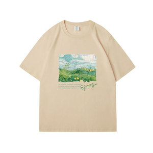 Nouveaux T-shirts Streetwear Oversize Imprimés Personnalisés 2026 pour Femmes – Confortables, Coupe Ample, Style Urbain Formel, Hauts en Coton Respirant - Product Image 3