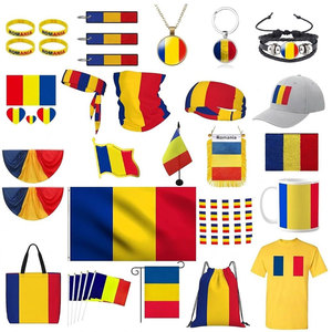 Kit de supporter de football promotionnel de haute qualité comprenant un maillot, un chapeau, une écharpe, un ballon et un drapeau, conçu pour les supporters de football passionnés - Product Image 1