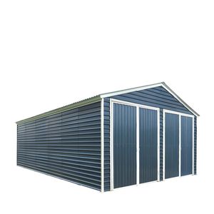 Garage in Metallo 20FT X 30FT, Altezza 9FT, Doppie Porte Frontali, Tetto a Falda 13FT, 600 Sq Ft, TMG MS2030 - Casetta Attrezzi/Capanno Deposito/Appartamento - Product Image 4