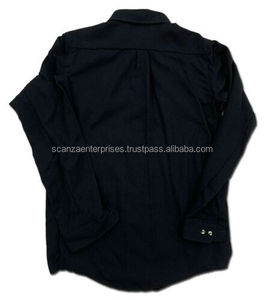 Mono de manga larga negro resistente al fuego unisex con bolsillos OEM, ropa de trabajo resistente al fuego, uniformes personalizados - Product Image 3