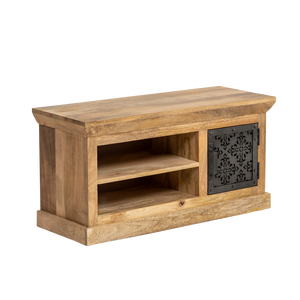 Meuble TV Vandana Mira Vesta en bois de manguier et métal - Product Image 4