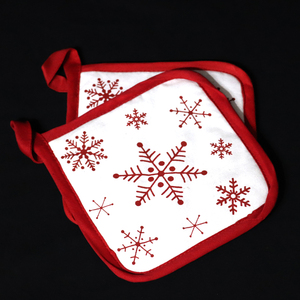 Decorative Christmas <b>Pot</b> <b>Holder</b> Customized Color & Size 100% Cotton Eco-Friendly Oven Safe Dishwasher Safe Fashionable Woven - Product Image 3