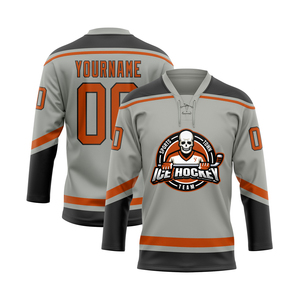 Maillot de hockey sur glace personnalisé pour homme de haute qualité, sublimation, polyester, vêtements de sport, séchage rapide, respirant, 220g, BSCI 2025, vente en gros - Product Image 1