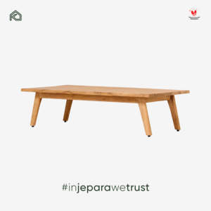 EcoLiving Premium Solid Teak Wood <b>Coffee</b> <b>Table</b> Modern Minimalist Living Room Outdoor Patio Furniture Customized Color Size - Product Image 1