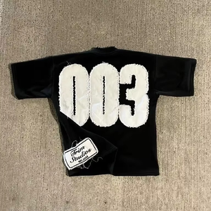 Camiseta de Manga Corta con Cuello Redondo y Estampado de Dibujos Animados de la Décima Serie para Hombre, Talla Grande, Estilo Casual Urbano, Poliéster/Algodón, Antiarrugas, Secado Rápido - Product Image 5