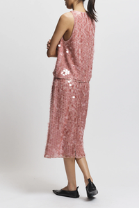 Kaftan marocain en satin de qualité supérieure pour femmes, design perlé au crochet, style vintage élégant, robe de soirée modeste sans manches longue jusqu'au sol - Product Image 4