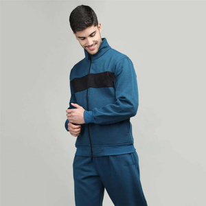 FLY HUMBLE SPORTSWEAR Nuevo Conjunto Deportivo con Capucha para Hombre, Diseño Color Block, 100% Algodón, Suave, Duradero, Secado Rápido y Transpirable - Product Image 3