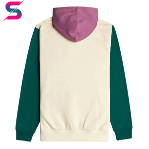 Sweat-shirts à capuche pour hommes, couleur contrastée personnalisée, produit très vendu, nouvelle arrivée, qualité supérieure, vêtements décontractés légers à manches régulières - Product Image 4