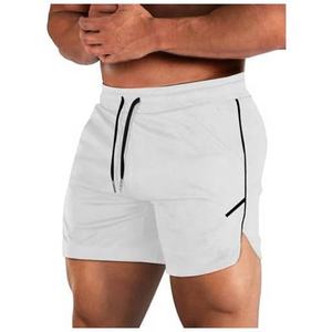 Design Your Own Front Logo Men's Workout Shorts Double <b>Layer</b> Gym Sports Running Eco-Friendly 100% Cotton Quick - Product Image 3