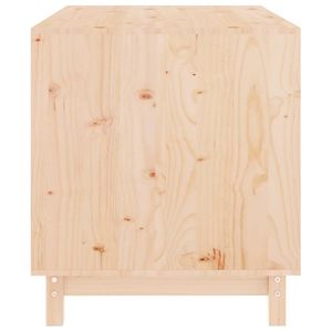 Legno di pino solido casa per cani in legno naturale per animali domestici mobili - Product Image 6