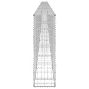 Pared de gaviones de acero galvanizado con cubiertas 354,3 \ "x11.8 \" x39.4 \ "bordillos - Product Image 4