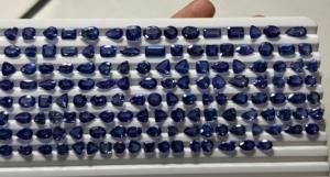 Piedras Preciosas Sueltas de Tanzanita Azul Natural, Corte Octogonal, Calidad Mixta, Valoración de Terceros para Joyería, 2.50 Quilates Tamaño Promedio - Product Image 2