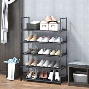 1pc Portascarpe verticale salvaspazio a 10 livelli per 25-30 paia di scarpe in tessuto Non tessuto per ingresso o armadio in corridoio - Product Image 3