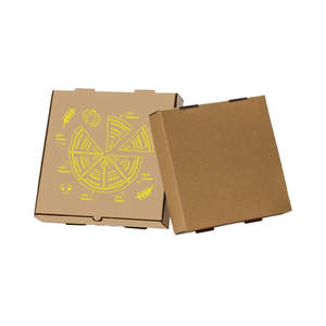 Printed <b>Pizza</b> <b>Boxes</b> Corrugated Board Wholesale Eco Friendly Food Packaging B2B - Product Image 4