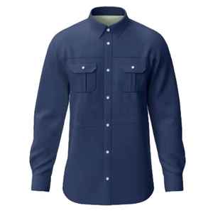 Chemises à manches longues pour hommes, imperméables, respirantes, coupe-vent, légères, anti-UV, 100% polyester UPF 50, pour la pêche - Product Image 6