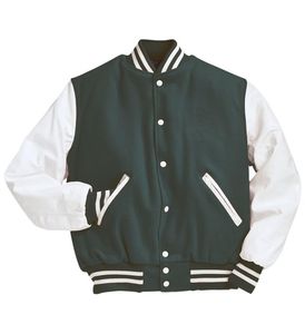 Best Selling Top Trending Wholesale Custom <b>Men's</b> Wool Body Varsity <b>Jackets</b> Baseball Bomber <b>Leather</b> Varsity <b>Jackets</b> for <b>Men</b> - Product Image 2